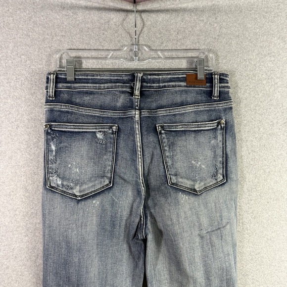 Judy Blue Skinny Fit Jeans Womens 13/31 Blue Distressed - Picture 5 of 9
